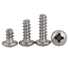 304不銹鋼十字圓頭平尾自攻螺絲